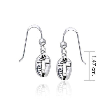 Coffee Bean Earrings TE607 - Jewelry